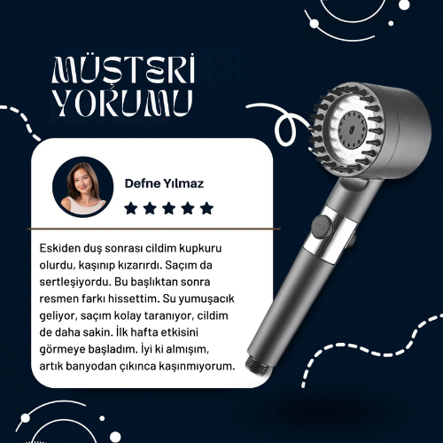 Filtrevia™ Filtreli Duş Başlığı